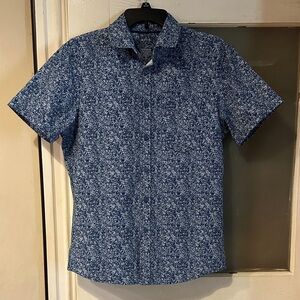 Apt. 9 Men's Blue Paisley Casual Shirt